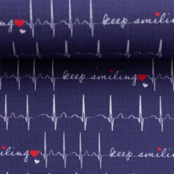 Jersey - Keep Smiling blau